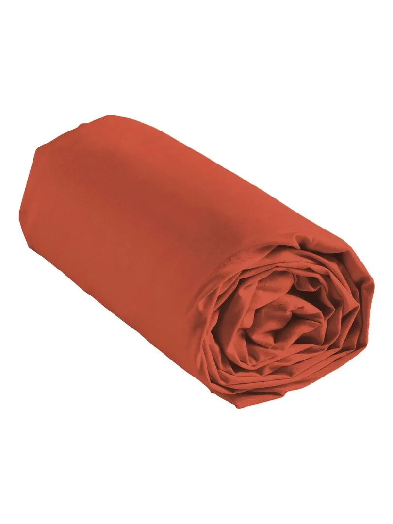 Drap housse coton lave Lanette - Jaune
