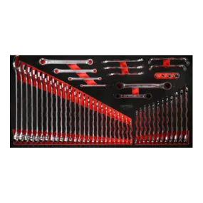 Jeu de clés à molette dans insert en mousse, 53 pcs KS Tools